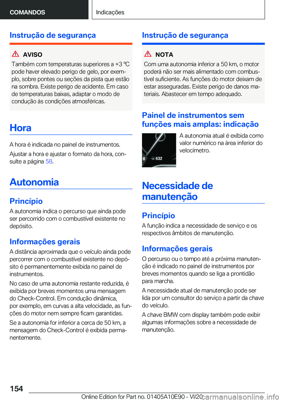 BMW X3 2021  Manual do condutor (in Portuguese) �I�n�s�t�r�u�