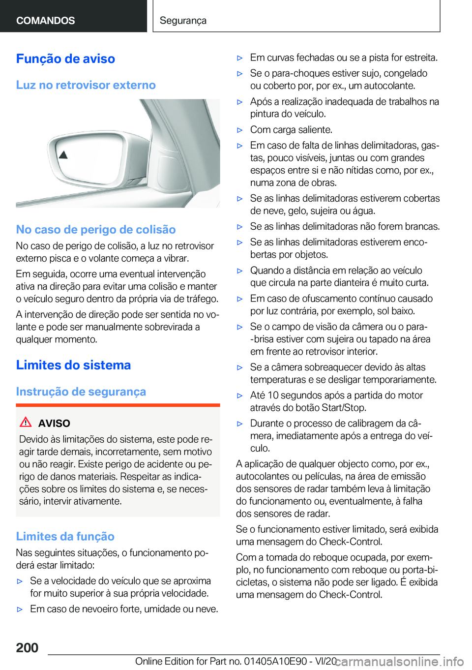 BMW X3 2021  Manual do condutor (in Portuguese) �F�u�n�