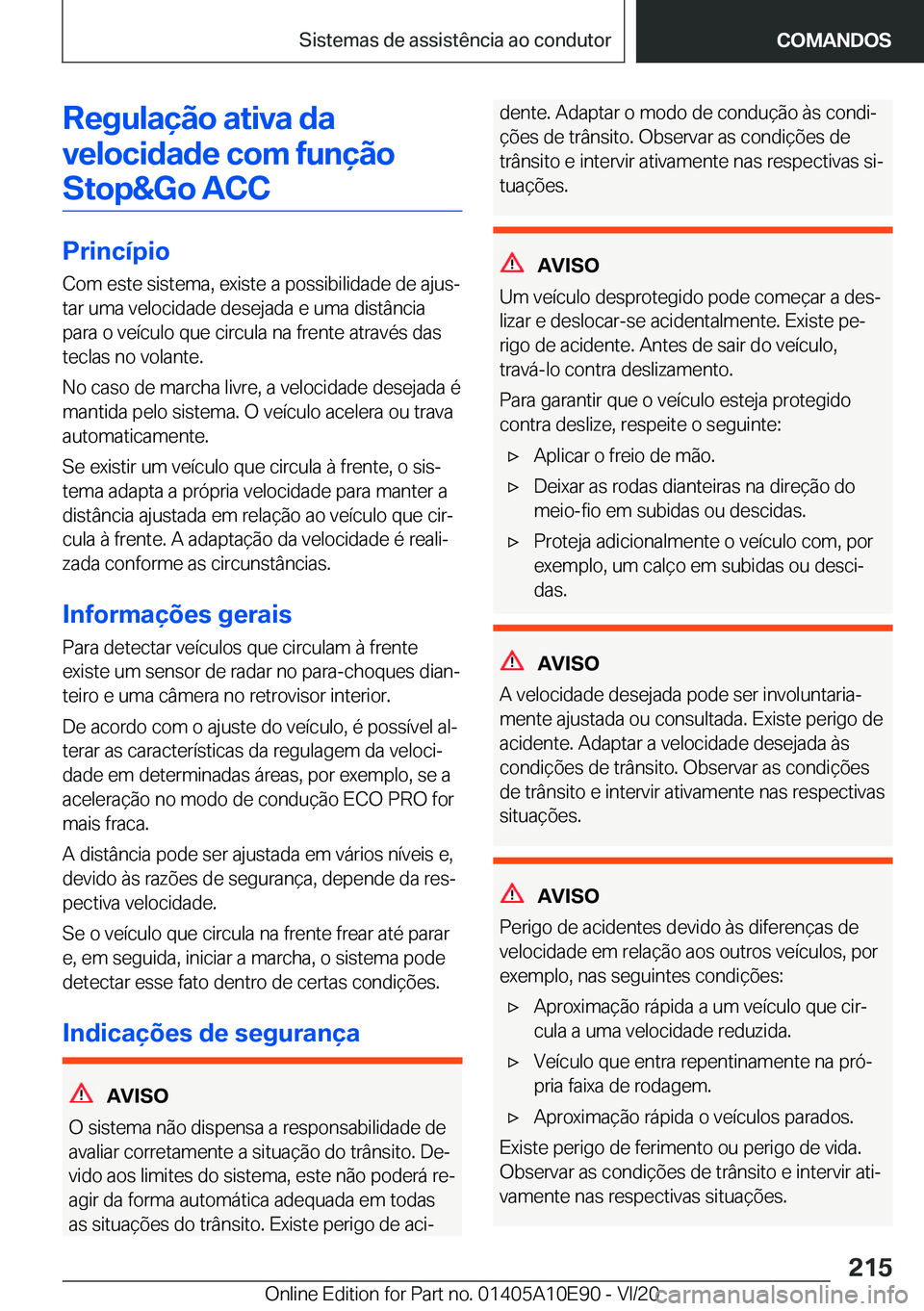 BMW X3 2021  Manual do condutor (in Portuguese) �R�e�g�u�l�a�