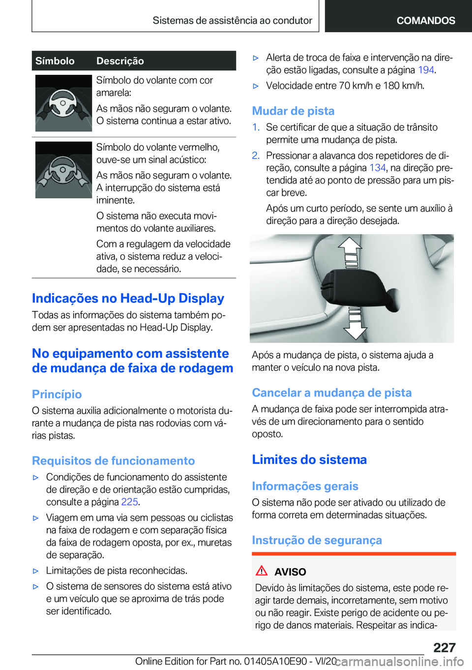 BMW X3 2021  Manual do condutor (in Portuguese) �S�