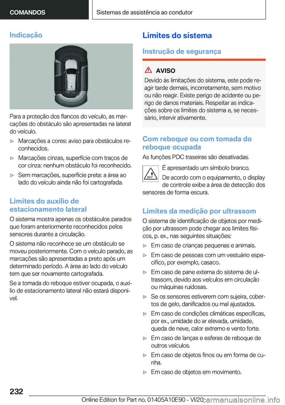 BMW X3 2021  Manual do condutor (in Portuguese) �I�n�d�i�c�a�