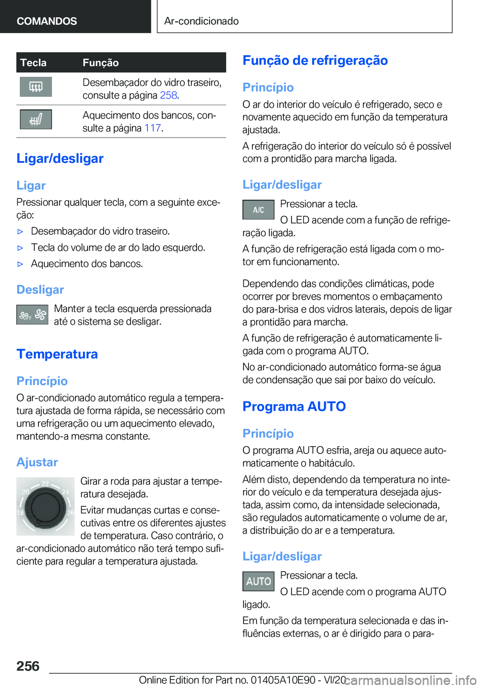 BMW X3 2021  Manual do condutor (in Portuguese) �T�e�c�l�a�F�u�n�