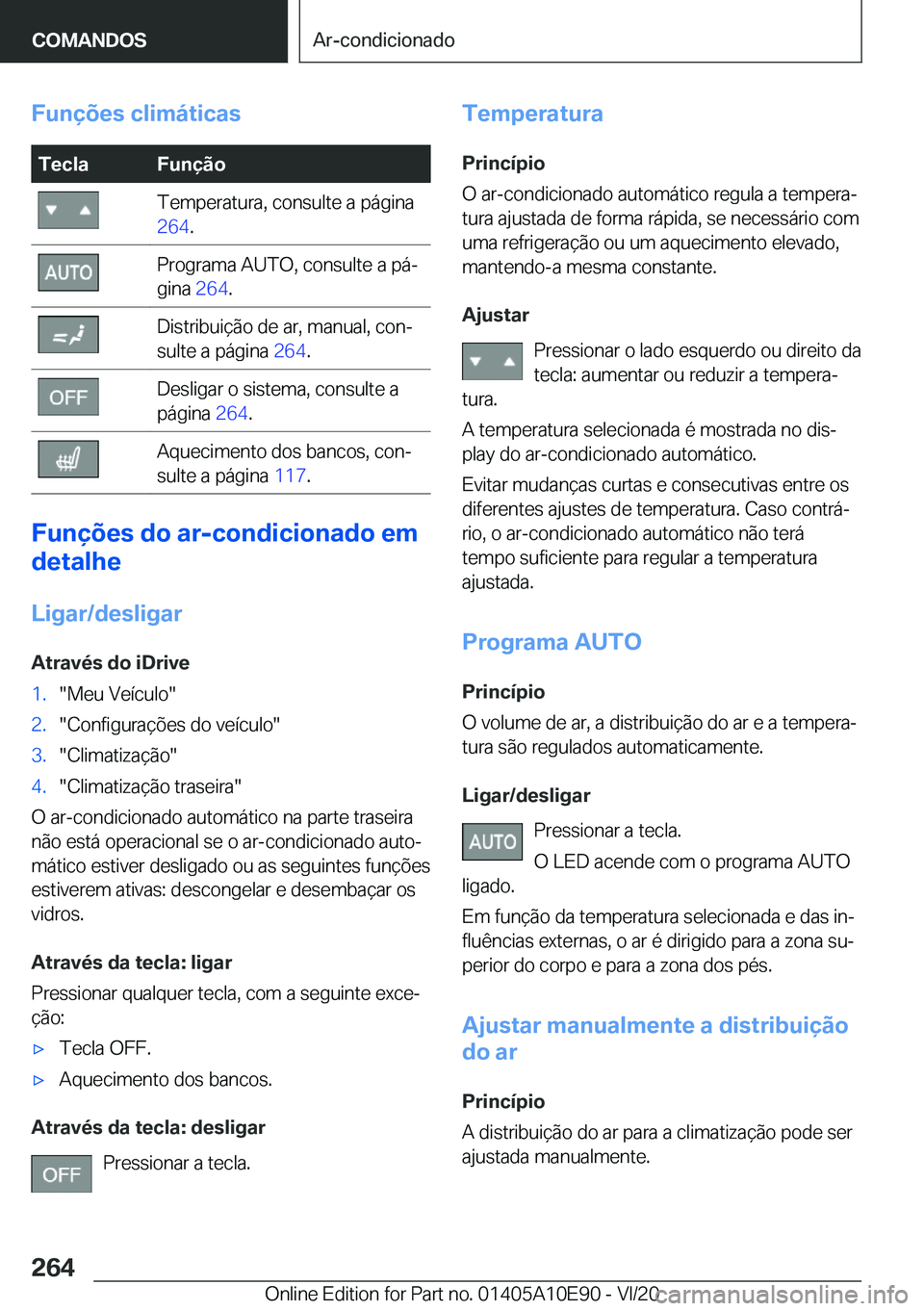 BMW X3 2021  Manual do condutor (in Portuguese) �F�u�n�
