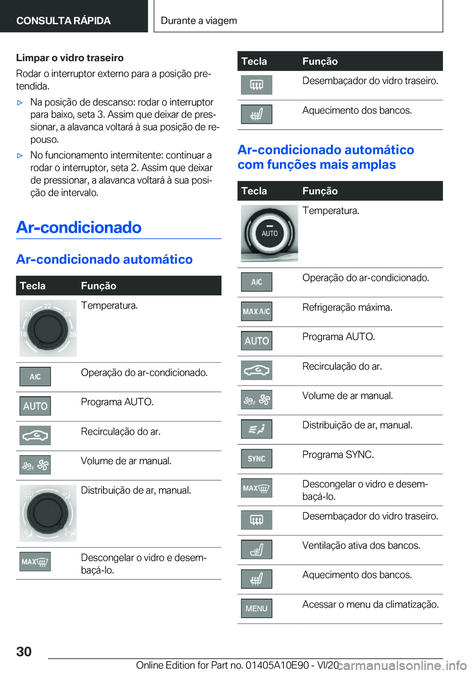 BMW X3 2021  Manual do condutor (in Portuguese) �L�i�m�p�a�r��o��v�i�d�r�o��t�r�a�s�e�i�r�o
�R�o�d�a�r��o��i�n�t�e�r�r�u�p�t�o�r��e�x�t�e�r�n�o��p�a�r�a��a��p�o�s�i�