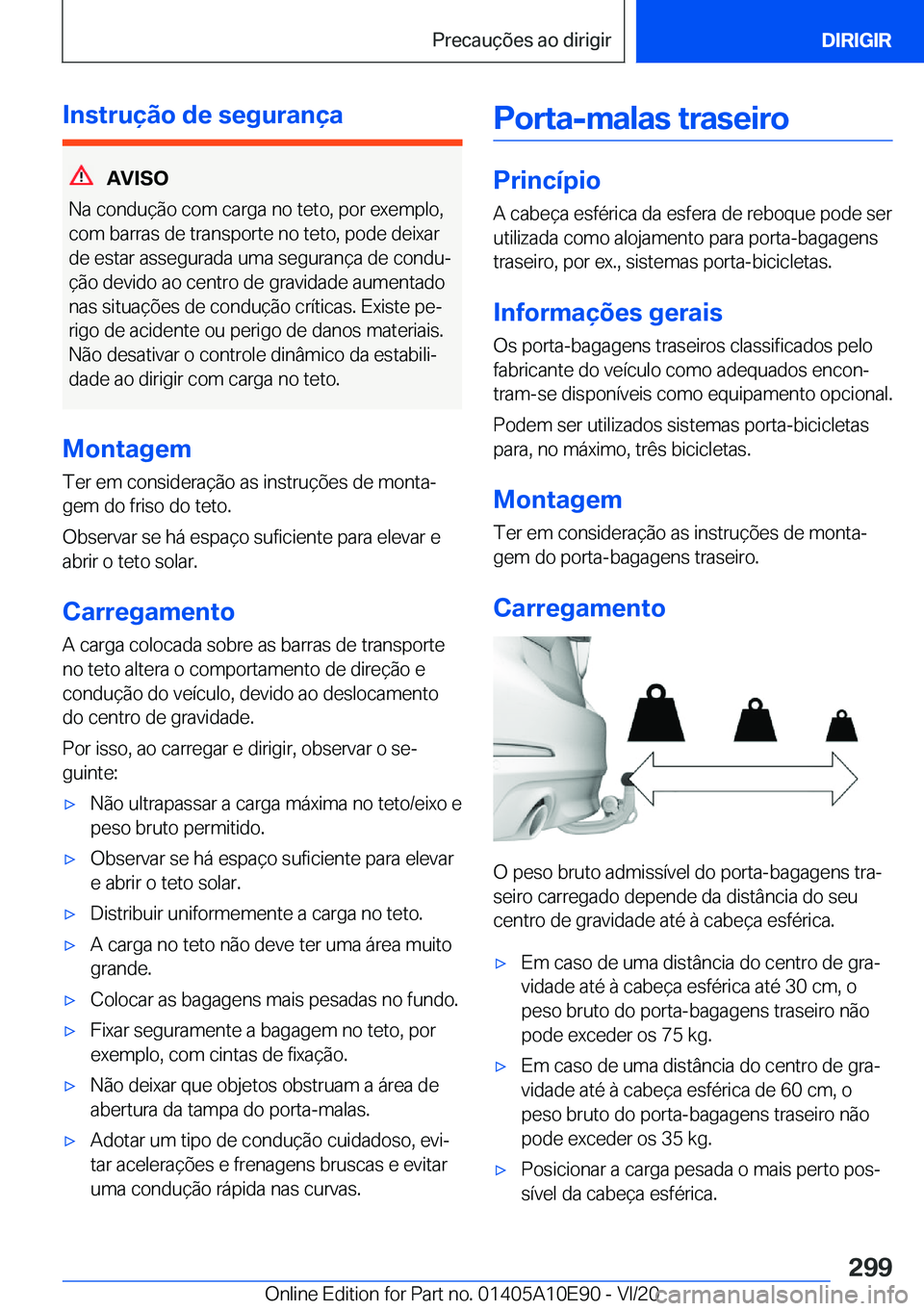 BMW X3 2021  Manual do condutor (in Portuguese) �I�n�s�t�r�u�