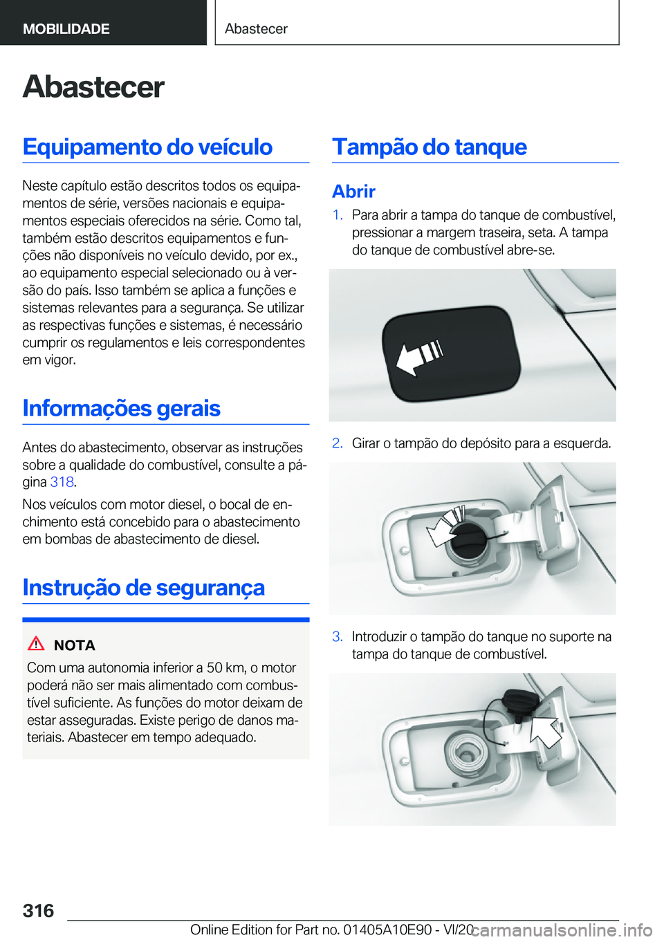 BMW X3 2021  Manual do condutor (in Portuguese) �A�b�a�s�t�e�c�e�r�E�q�u�i�p�a�m�e�n�t�o��d�o��v�e�
