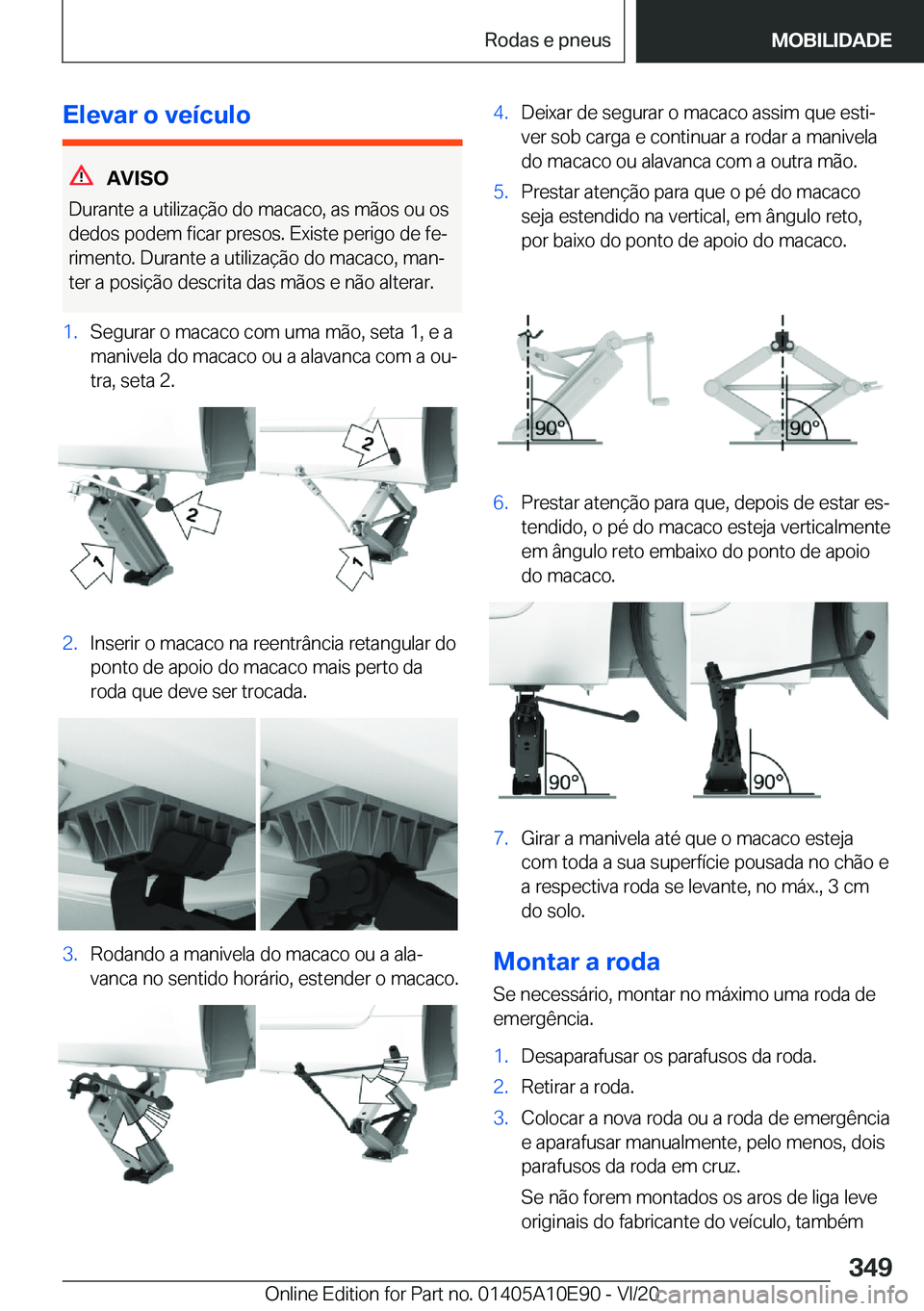BMW X3 2021  Manual do condutor (in Portuguese) �E�l�e�v�a�r��o��v�e�