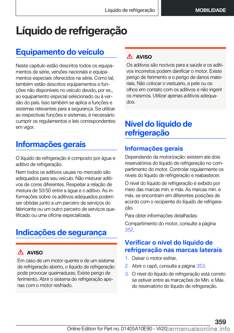 BMW X3 2021  Manual do condutor (in Portuguese) �L�