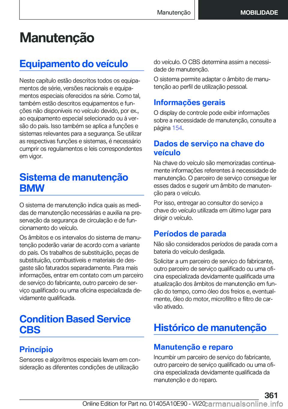 BMW X3 2021  Manual do condutor (in Portuguese) �M�a�n�u�t�e�n�