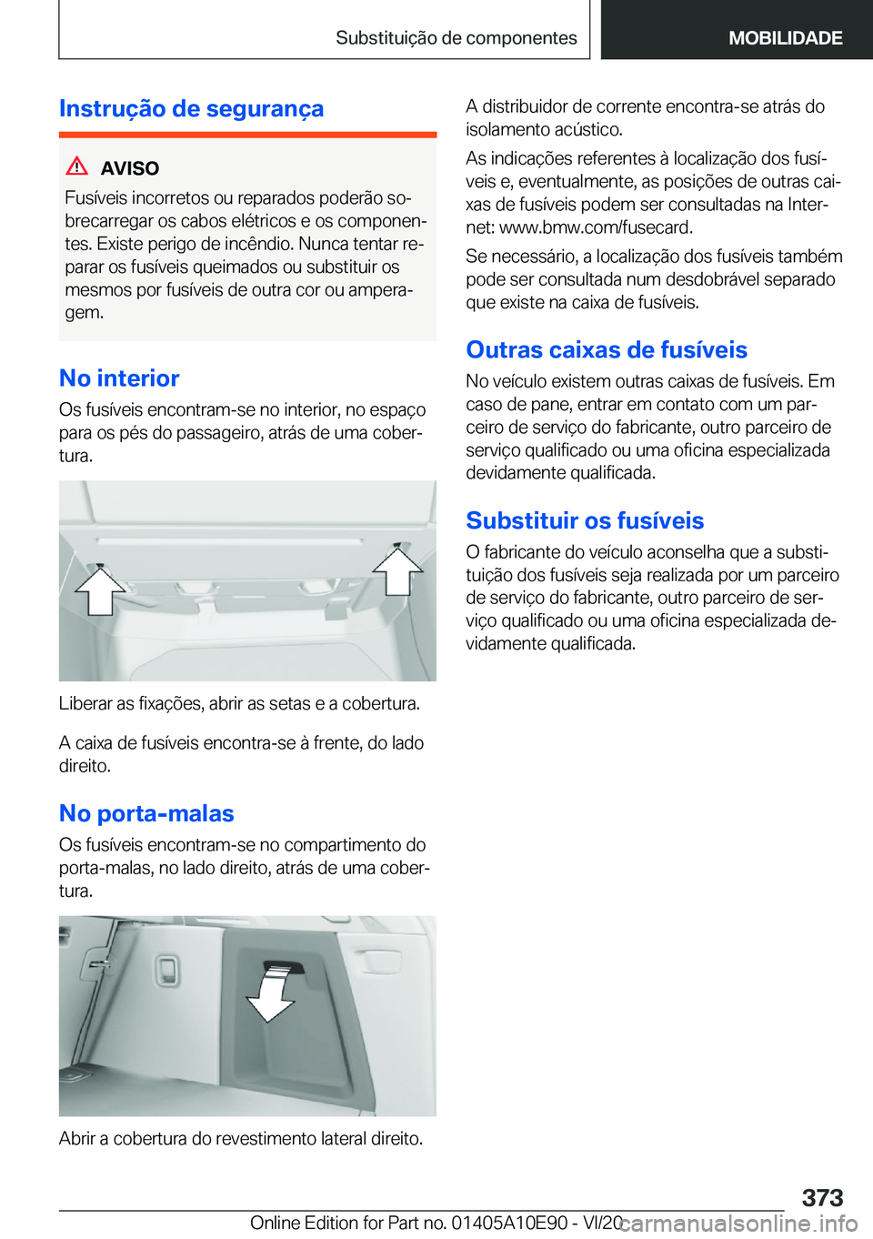 BMW X3 2021  Manual do condutor (in Portuguese) �I�n�s�t�r�u�