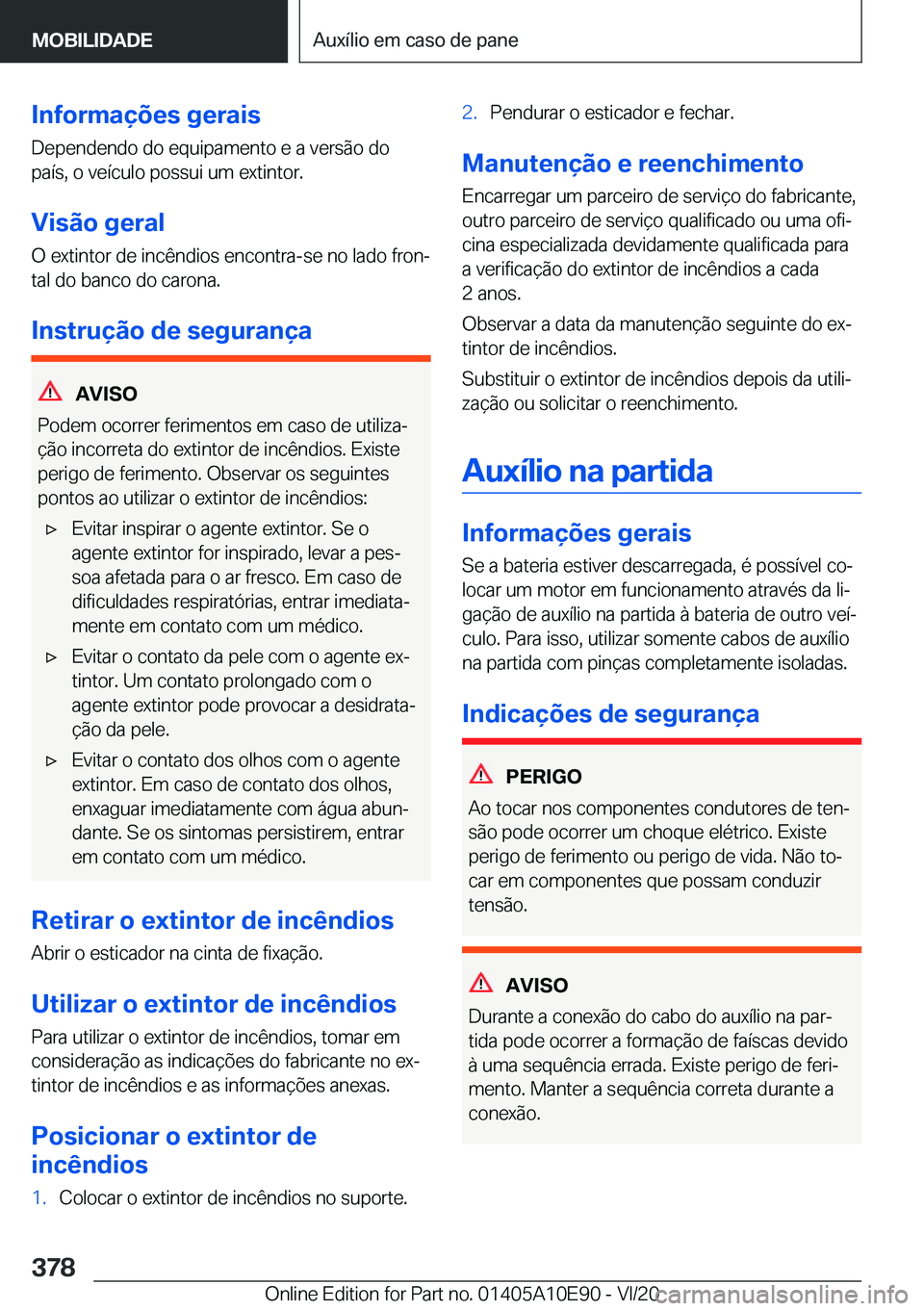 BMW X3 2021  Manual do condutor (in Portuguese) �I�n�f�o�r�m�a�