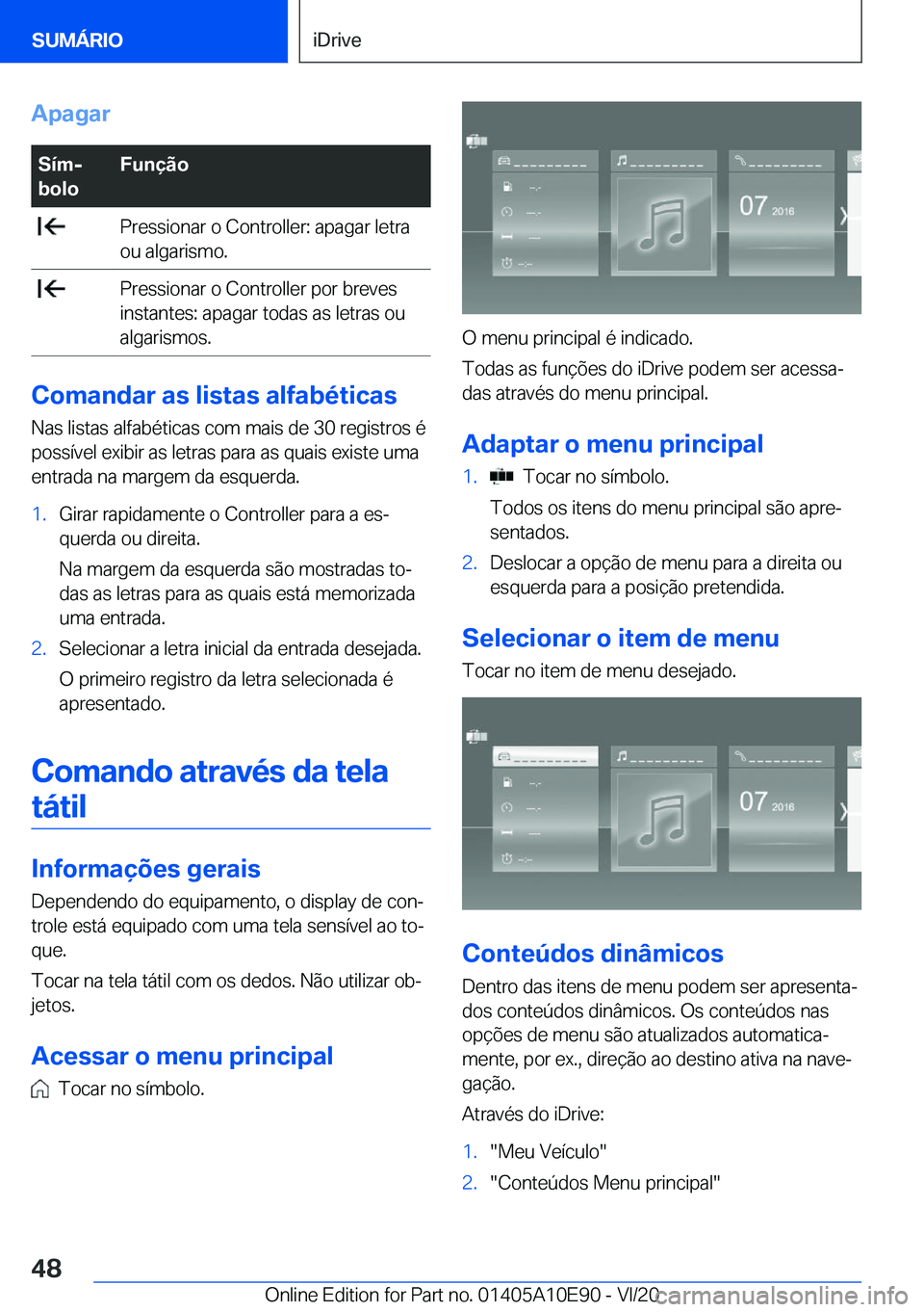 BMW X3 2021  Manual do condutor (in Portuguese) �A�p�a�g�a�r�S�