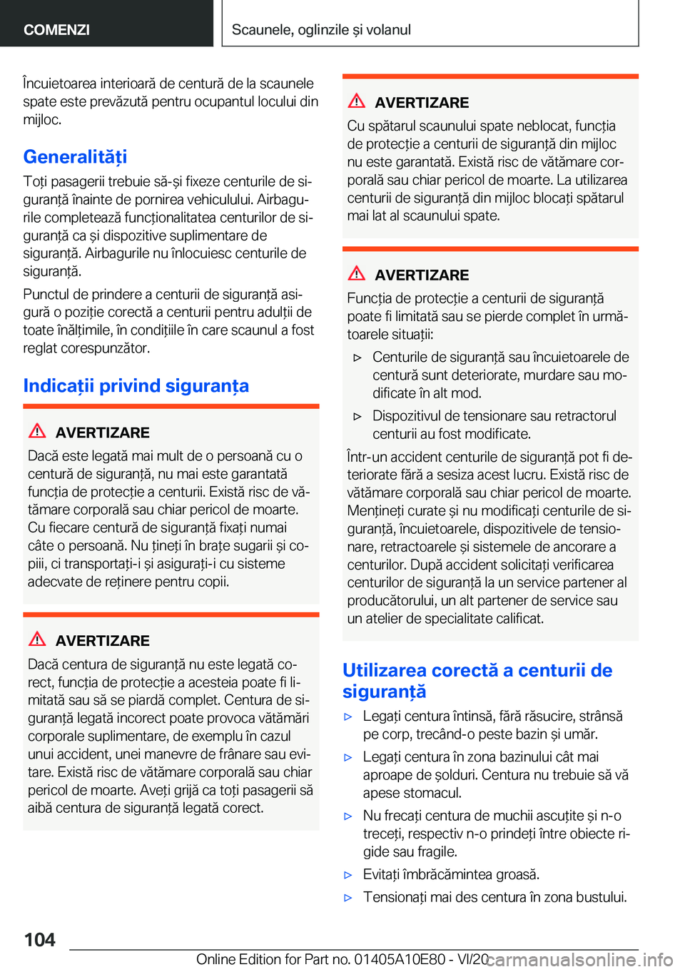 BMW X3 2021  Ghiduri De Utilizare (in Romanian) �