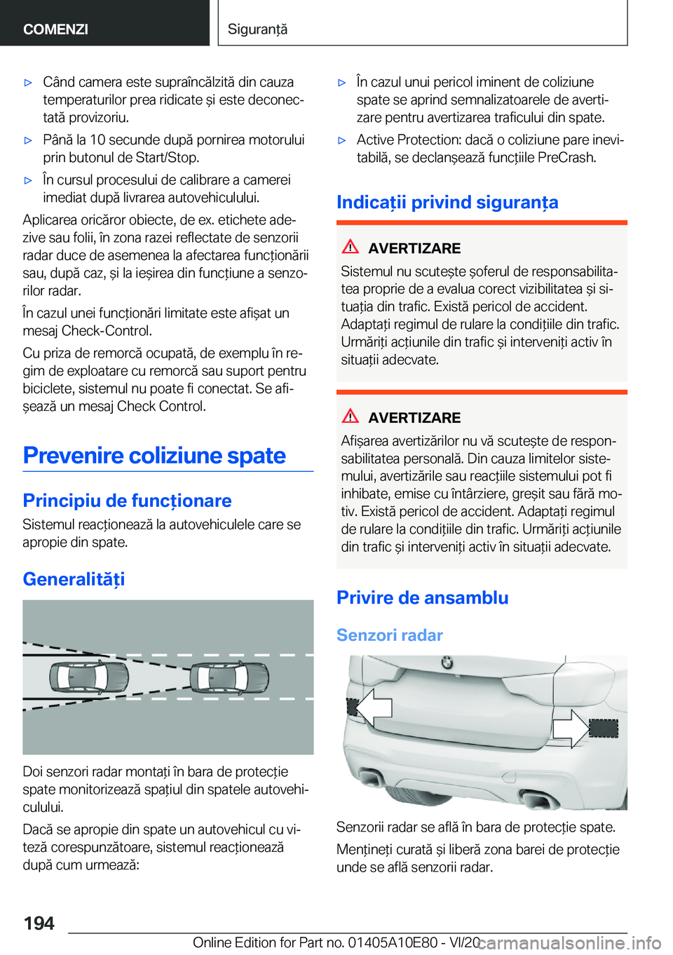 BMW X3 2021  Ghiduri De Utilizare (in Romanian) 'x�C�