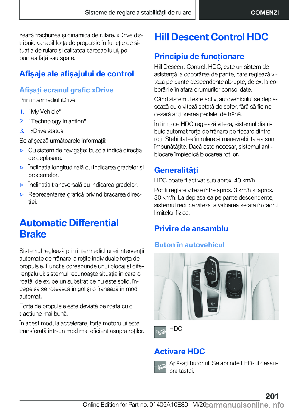BMW X3 2021  Ghiduri De Utilizare (in Romanian) �z�e�a�z�