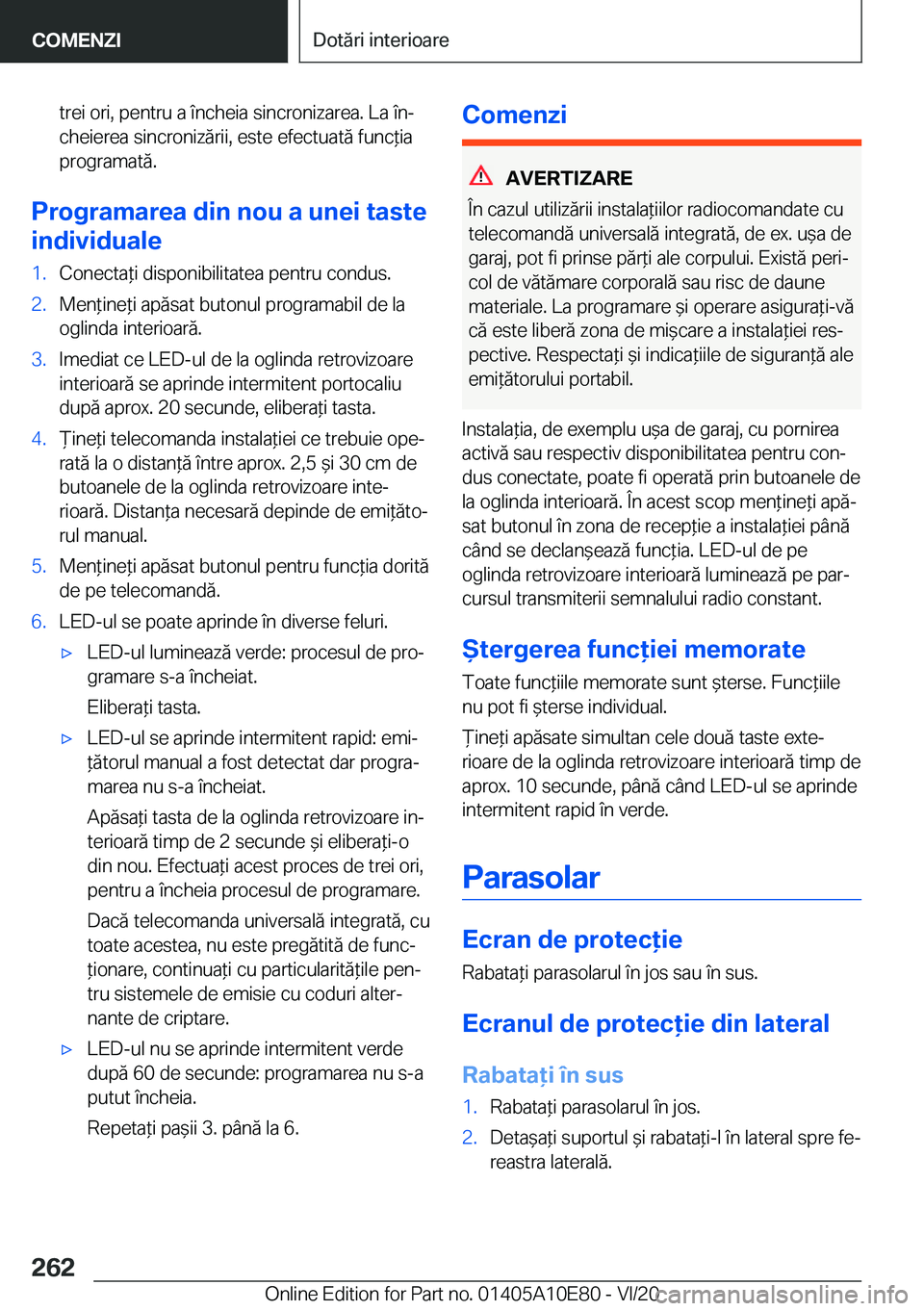 BMW X3 2021  Ghiduri De Utilizare (in Romanian) �t�r�e�i��o�r�i�,��p�e�n�t�r�u��a��