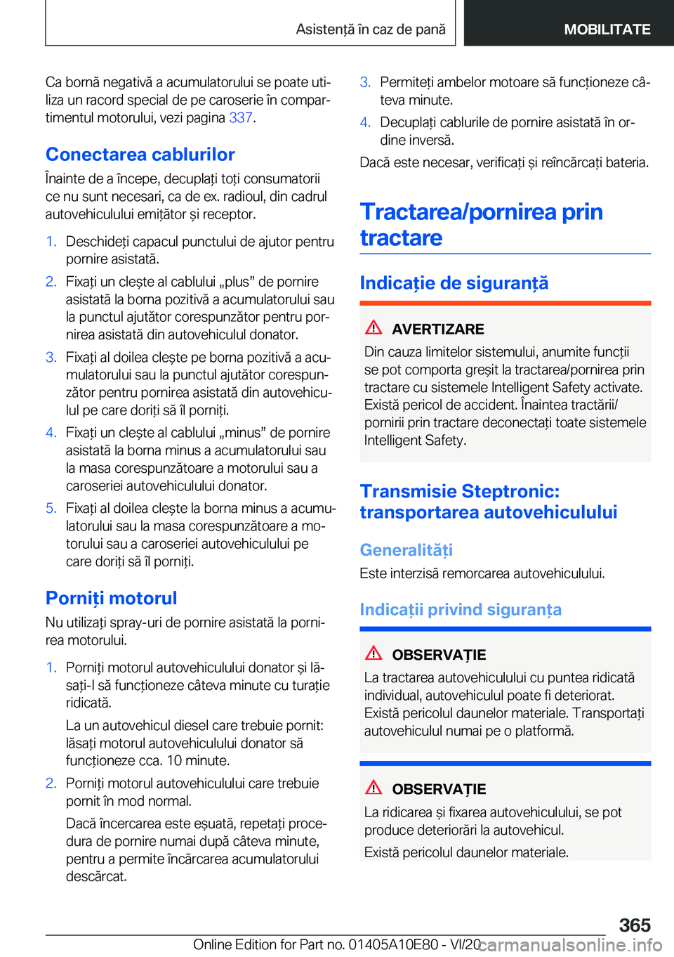 BMW X3 2021  Ghiduri De Utilizare (in Romanian) �C�a��b�o�r�n�
