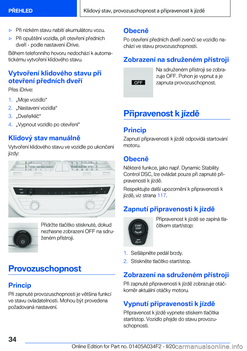 BMW X3 2020  Návod na použití (in Czech) x�P�i��n�