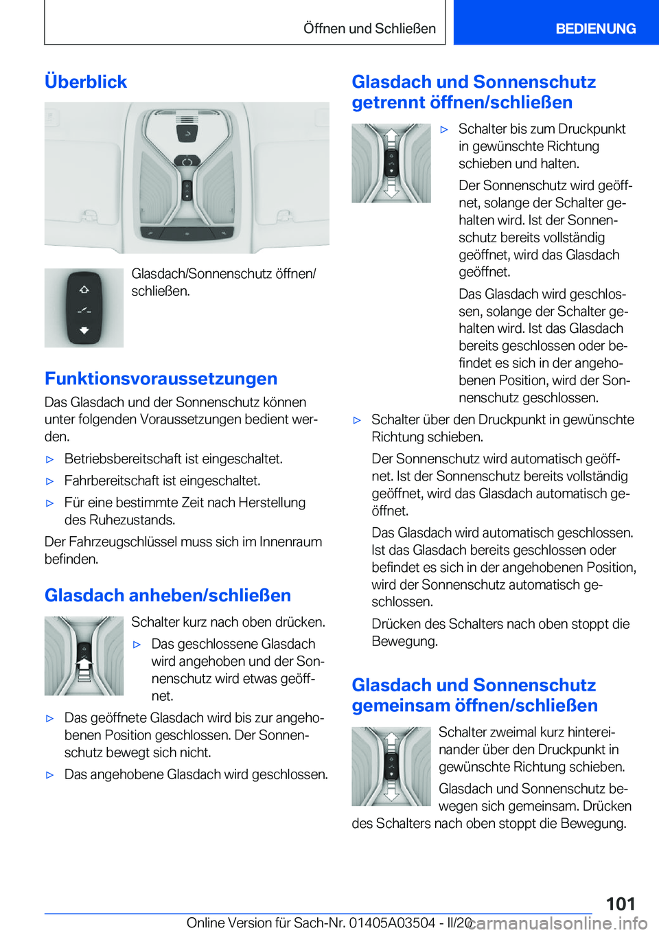 BMW X3 2020  Betriebsanleitungen (in German) �