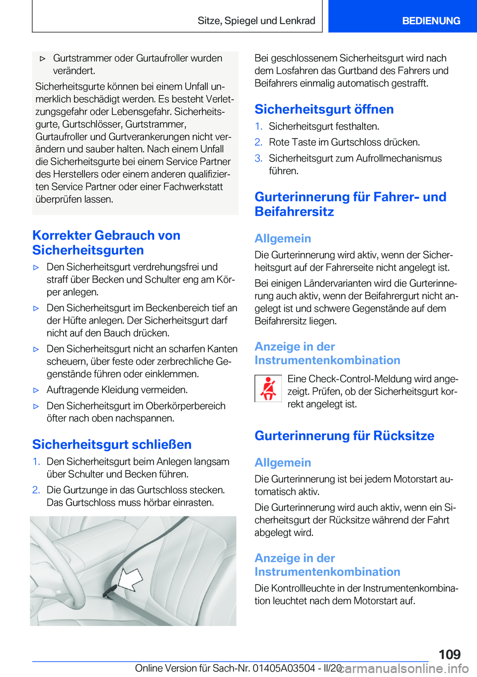 BMW X3 2020  Betriebsanleitungen (in German) x�G�u�r�t�s�t�r�a�m�m�e�r��o�d�e�r��G�u�r�t�a�u�f�r�o�l�l�e�r��w�u�r�d�e�n
�v�e�r�