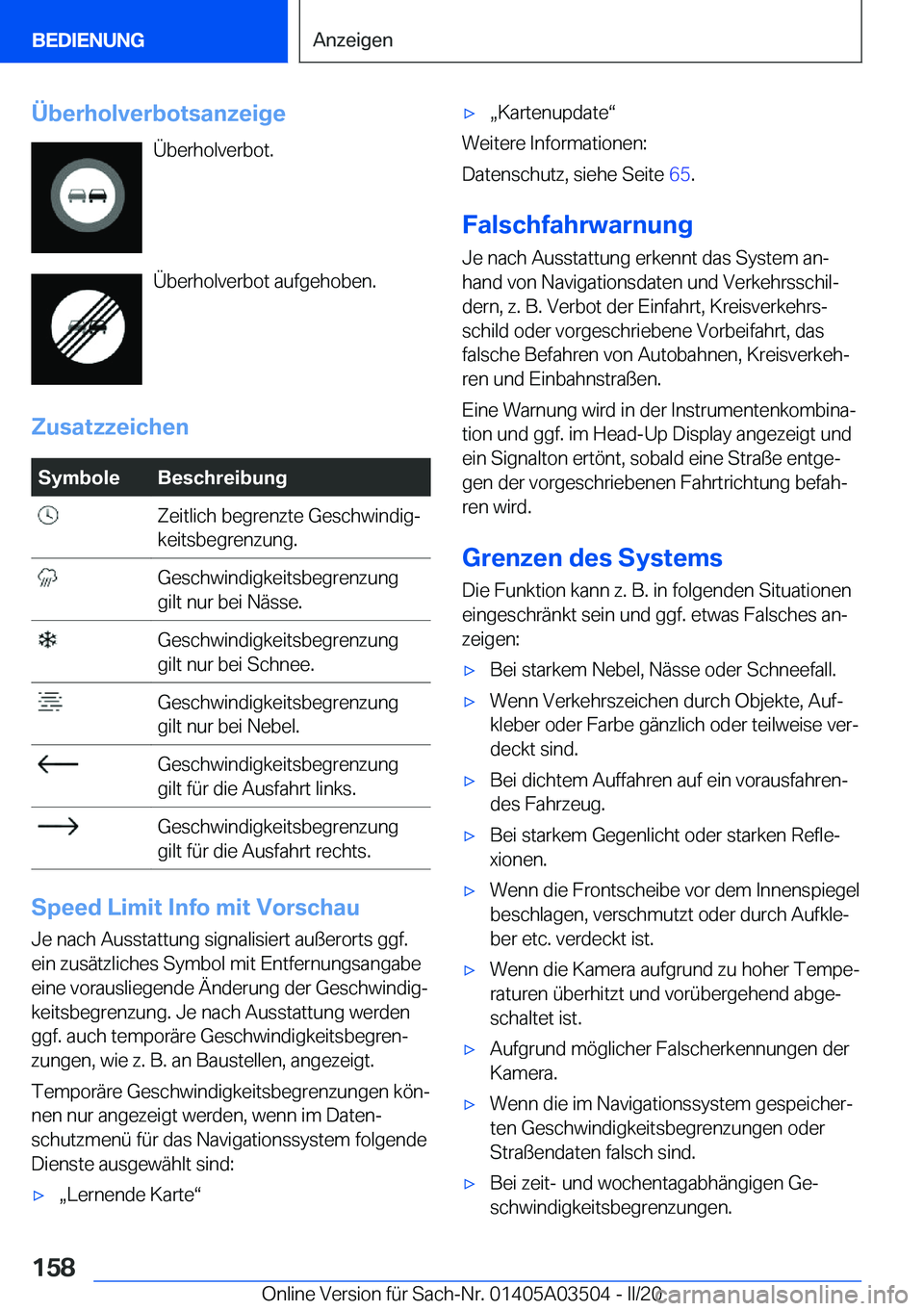BMW X3 2020  Betriebsanleitungen (in German) �