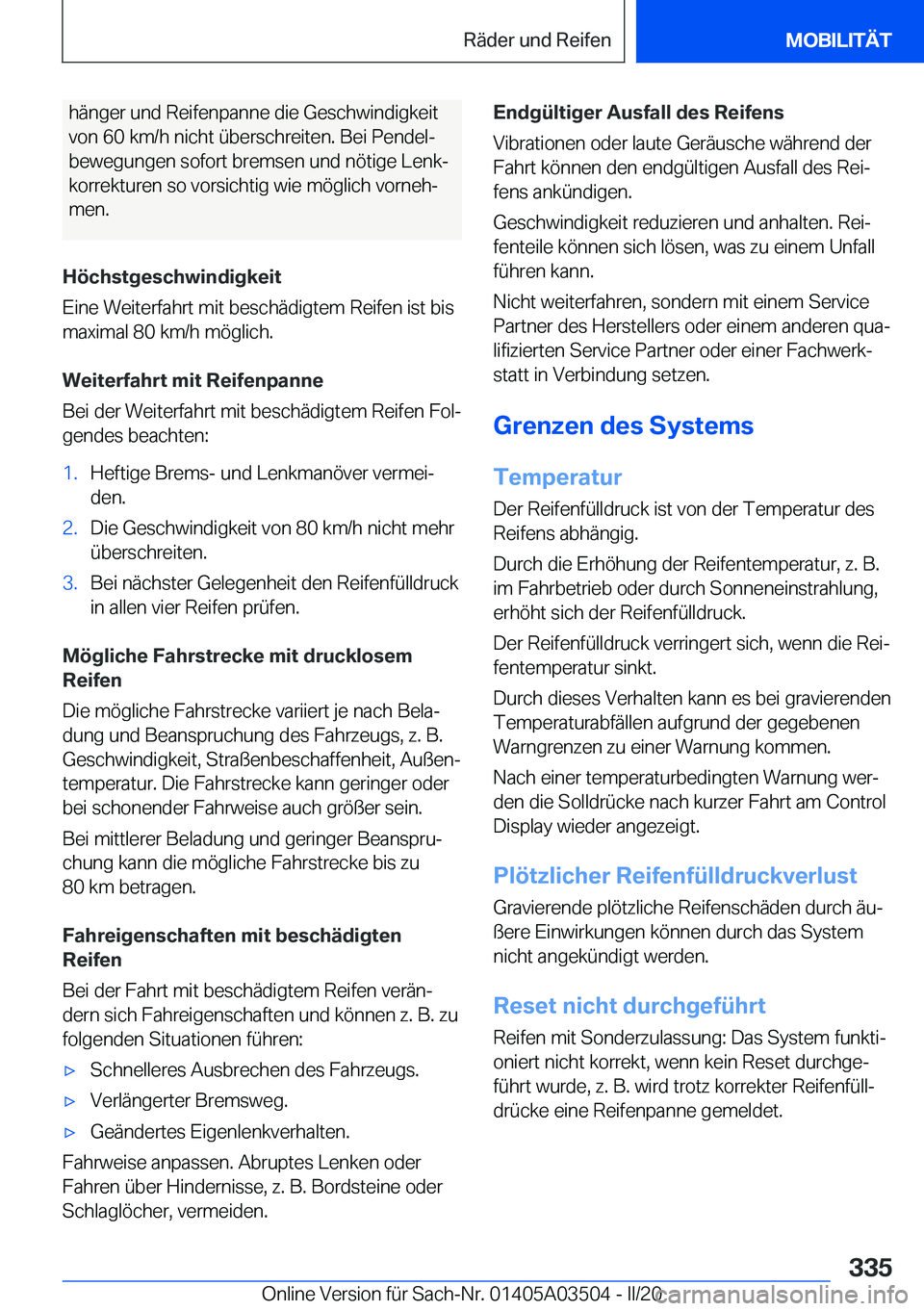 BMW X3 2020  Betriebsanleitungen (in German) �h�