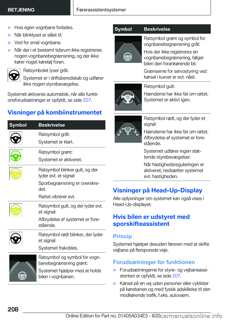 BMW X3 2020  InstruktionsbØger (in Danish) 'x�H�v�i�s��e�g�e�n��v�o�g�n�b�a�n�e��f�o�r�l�a�d�e�s�.'x�N�å�r��b�l�i�n�k�l�y�s�e�t��e�r��s�l�å�e�t��t�i�l�.'x�V�e�d��f�o�r��s�m�a�l��v�o�g�n�b�a�n�e�.'x�N�å�r��d�e�r��