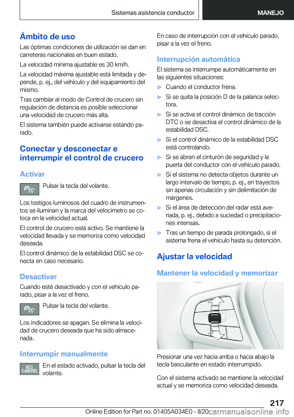 BMW X3 2020  Manuales de Empleo (in Spanish) �