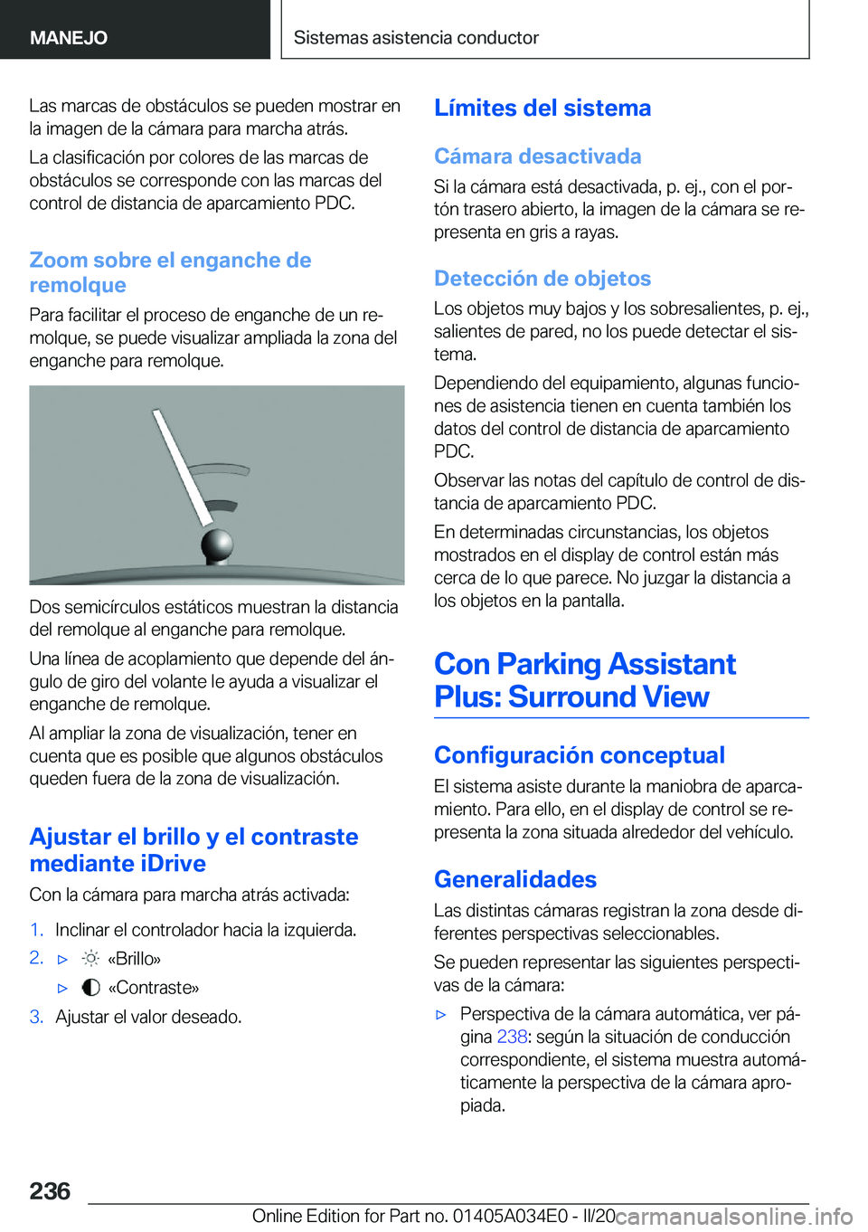 BMW X3 2020  Manuales de Empleo (in Spanish) �L�a�s��m�a�r�c�a�s��d�e��o�b�s�t�