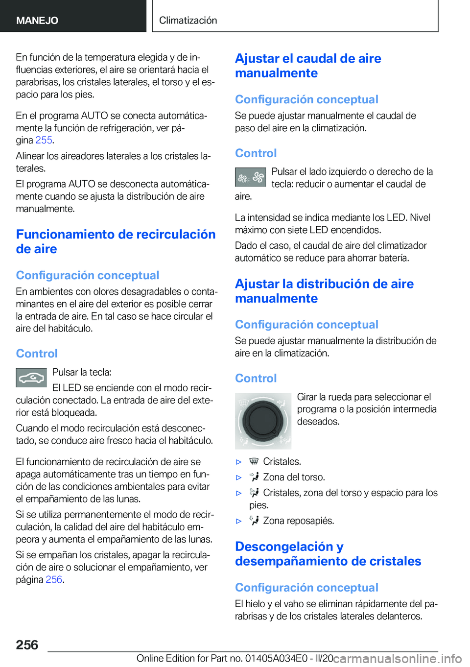 BMW X3 2020  Manuales de Empleo (in Spanish) �E�n��f�u�n�c�i�