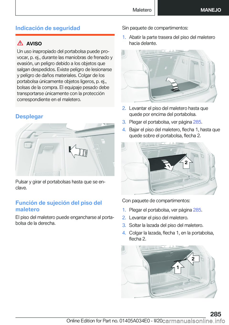 BMW X3 2020  Manuales de Empleo (in Spanish) �I�n�d�i�c�a�c�i�