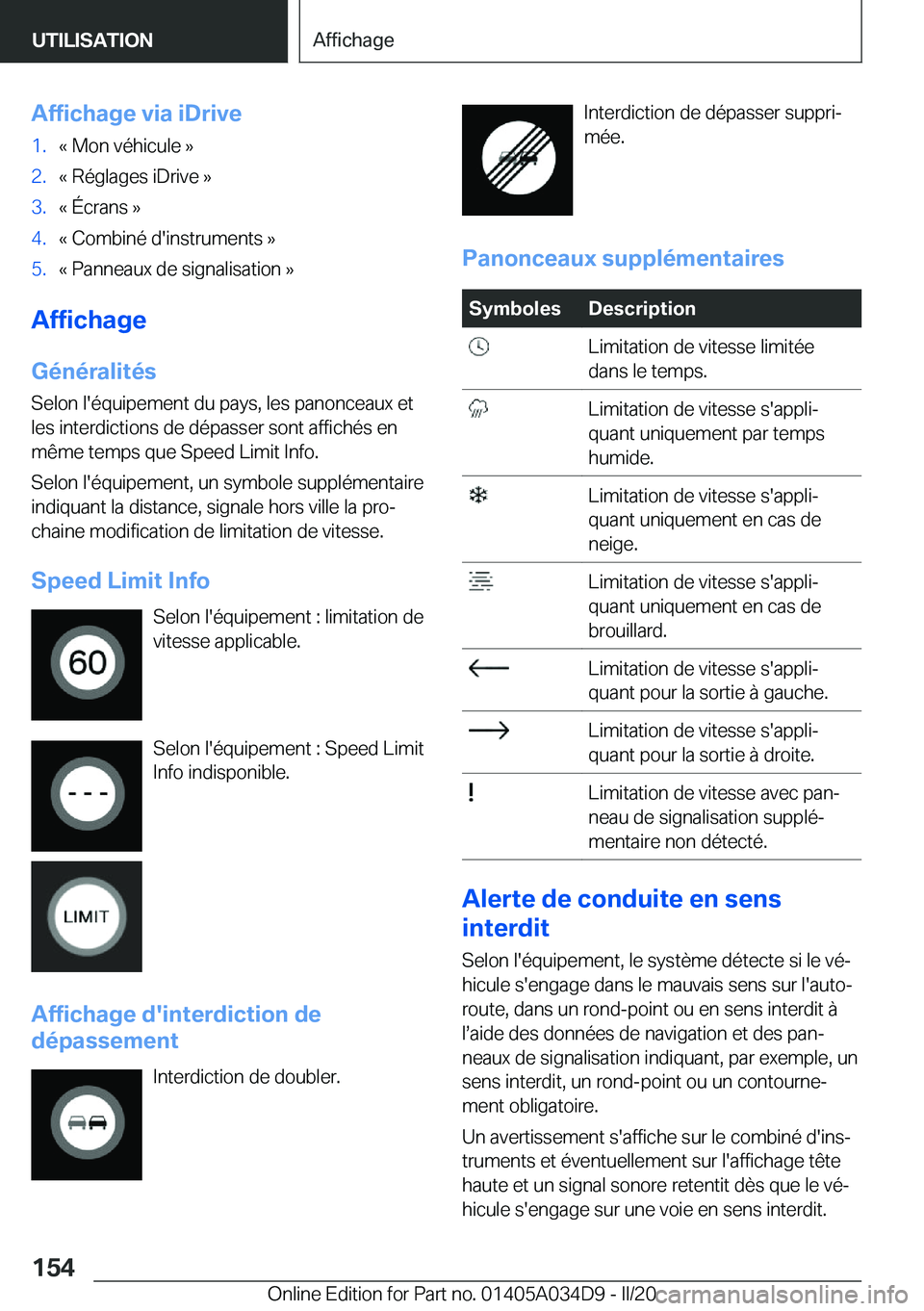 BMW X3 2020  Notices Demploi (in French) �A�f�f�i�c�h�a�g�e��v�i�a��i�D�r�i�v�e�1�.�k��M�o�n��v�é�h�i�c�u�l�e��{�2�.�k��R�é�g�l�a�g�e�s��i�D�r�i�v�e��{�3�.�k��