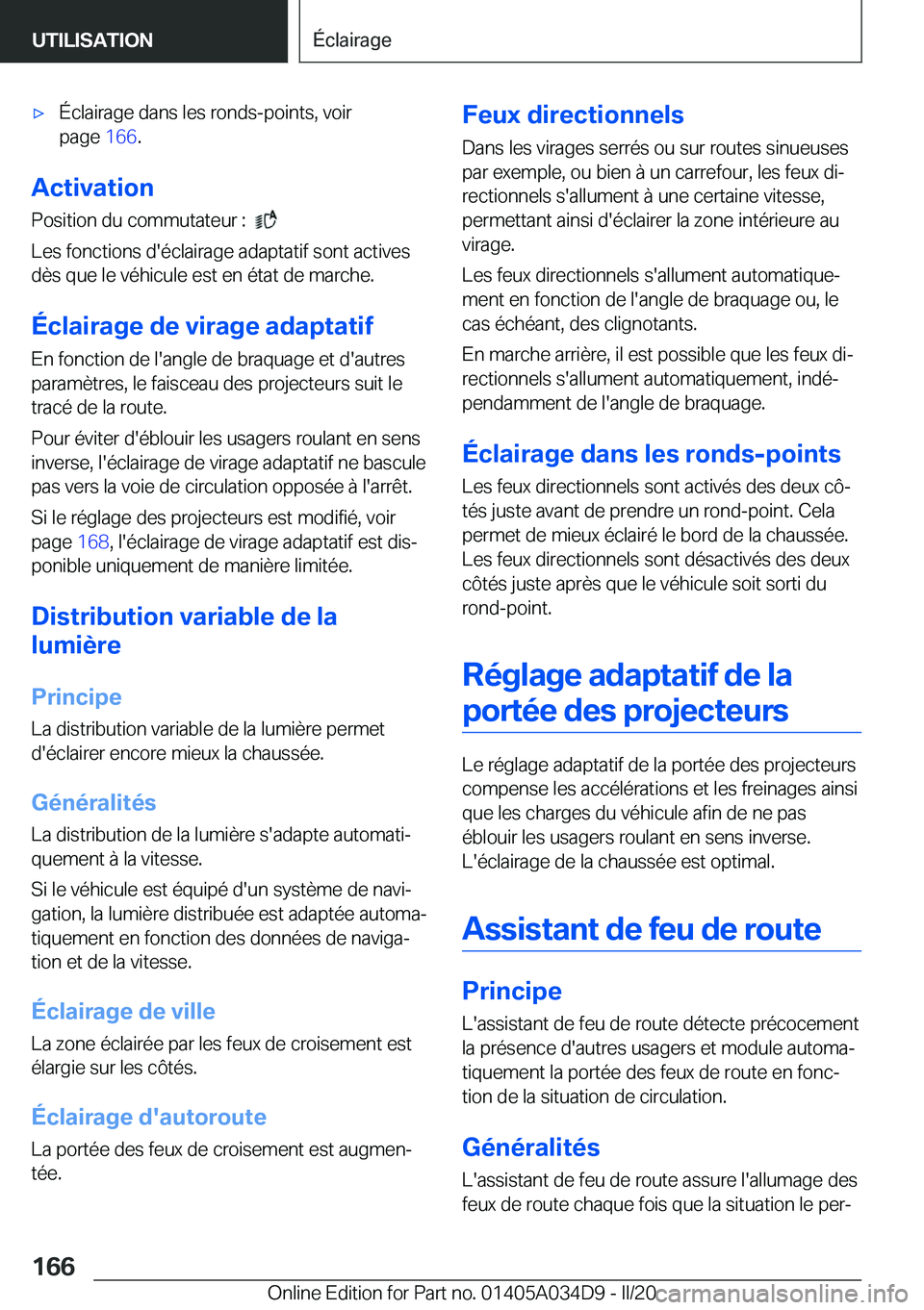 BMW X3 2020  Notices Demploi (in French) 'x�