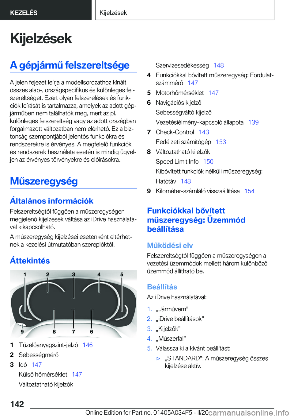 BMW X3 2020  Kezelési útmutató (in Hungarian) �K�i�j�e�l�z�