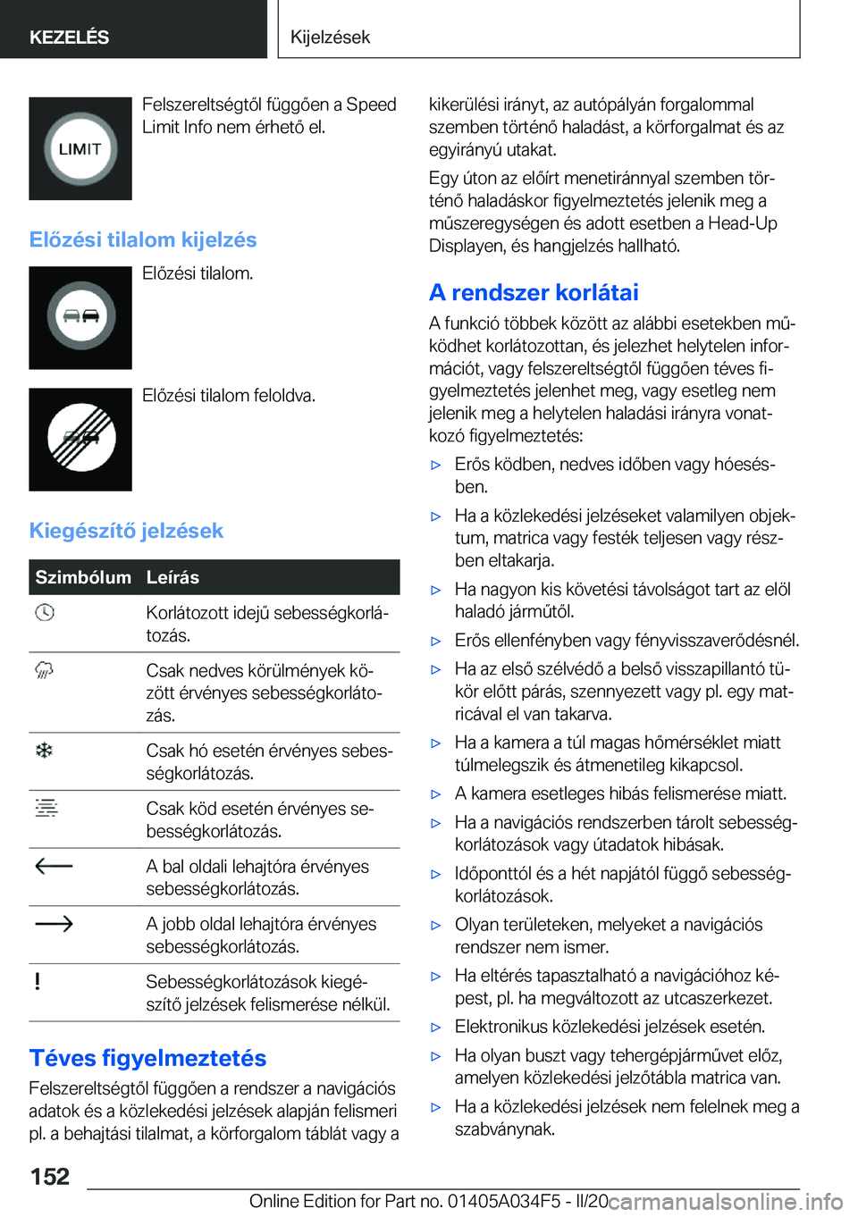 BMW X3 2020  Kezelési útmutató (in Hungarian) �F�e�l�s�z�e�r�e�l�t�s�