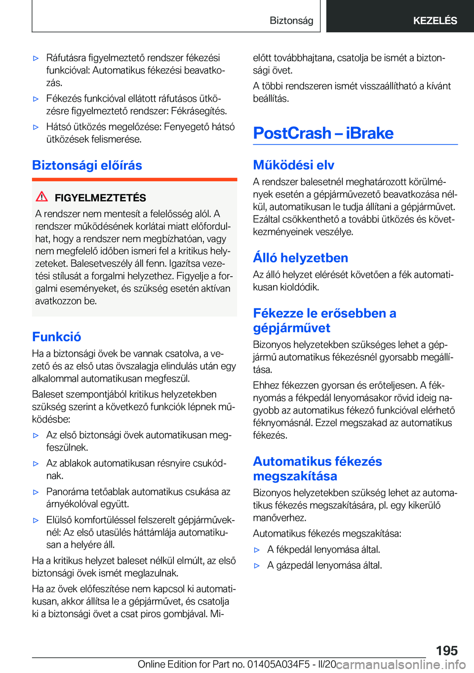 BMW X3 2020  Kezelési útmutató (in Hungarian) x�R�