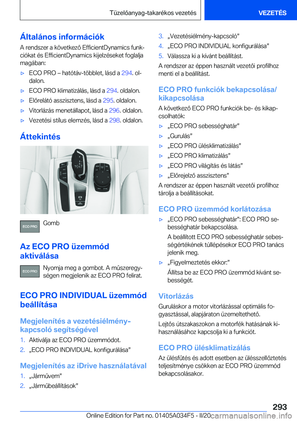 BMW X3 2020  Kezelési útmutató (in Hungarian) �