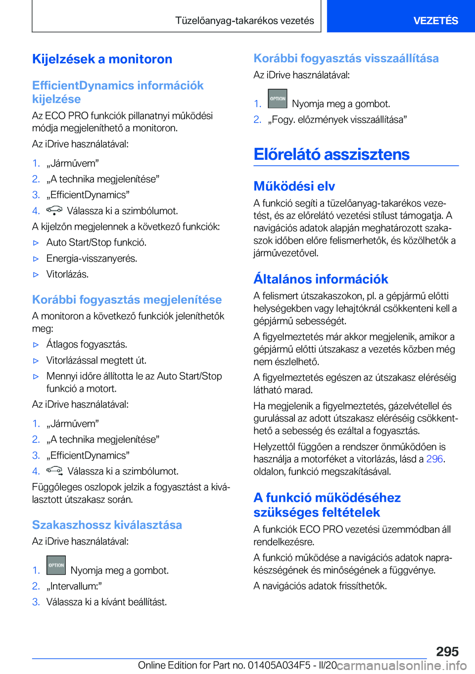 BMW X3 2020  Kezelési útmutató (in Hungarian) �K�i�j�e�l�z�