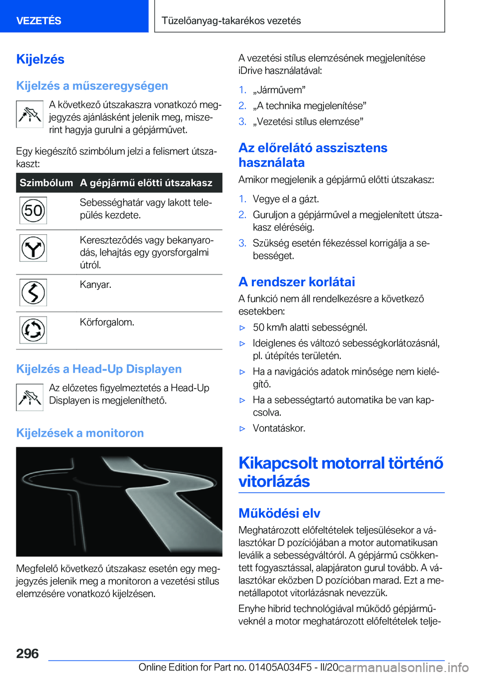 BMW X3 2020  Kezelési útmutató (in Hungarian) �K�i�j�e�l�z�
