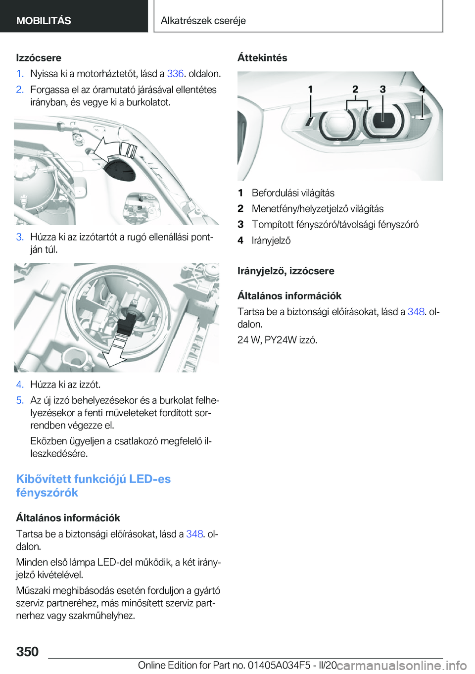 BMW X3 2020  Kezelési útmutató (in Hungarian) �I�z�z�