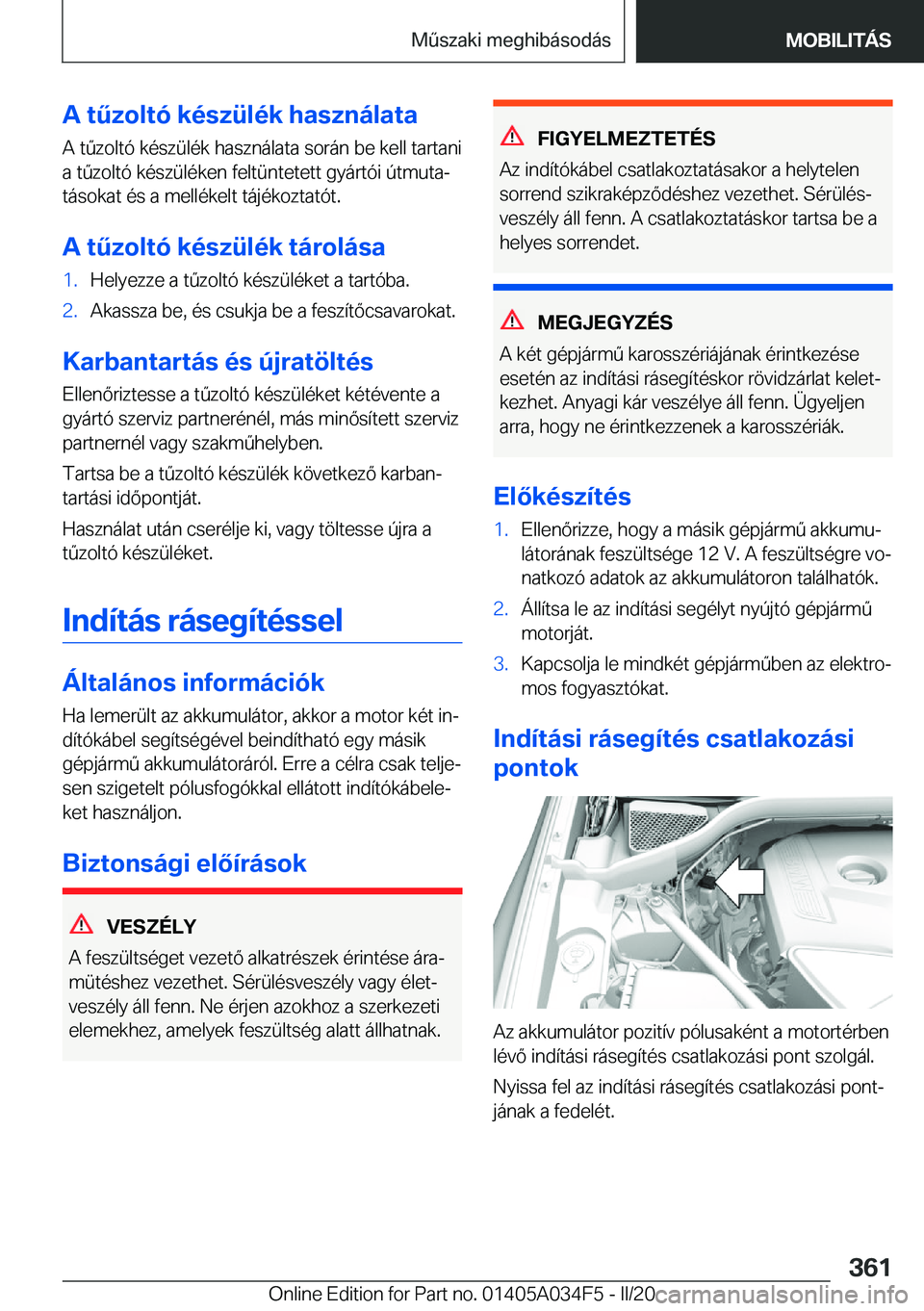 BMW X3 2020  Kezelési útmutató (in Hungarian) �A��t2�z�o�l�t�