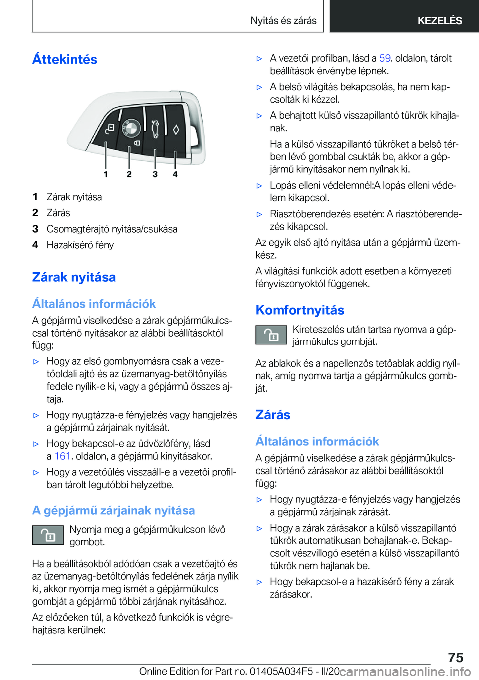 BMW X3 2020  Kezelési útmutató (in Hungarian) �