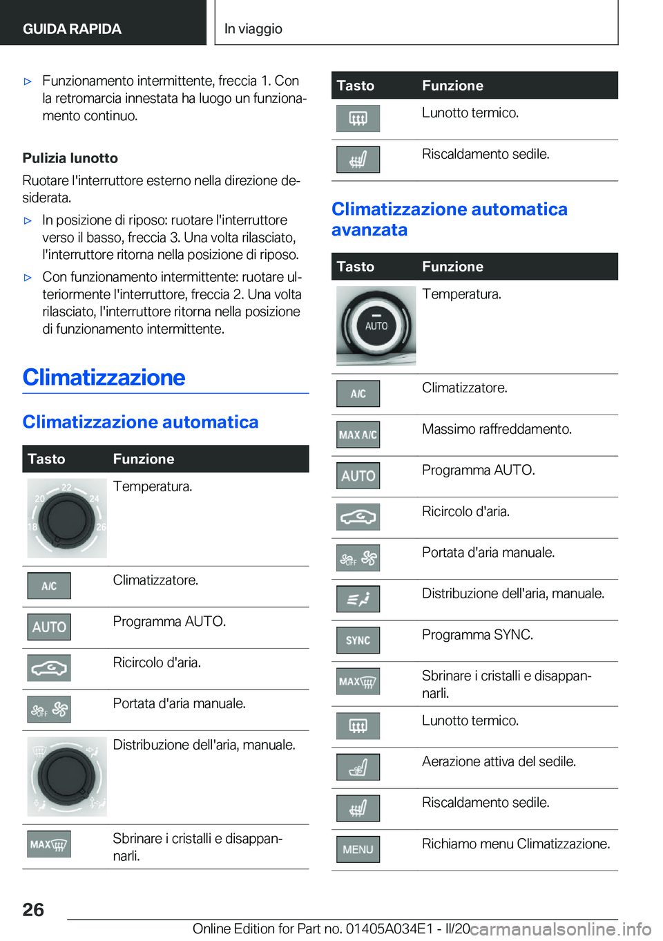 BMW X3 2020  Libretti Di Uso E manutenzione (in Italian) 'x�F�u�n�z�i�o�n�a�m�e�n�t�o��i�n�t�e�r�m�i�t�t�e�n�t�e�,��f�r�e�c�c�i�a��1�.��C�o�n
�l�a��r�e�t�r�o�m�a�r�c�i�a��i�n�n�e�s�t�a�t�a��h�a��l�u�o�g�o��u�n��f�u�n�z�i�o�n�aª
�m�e�n�t�o��