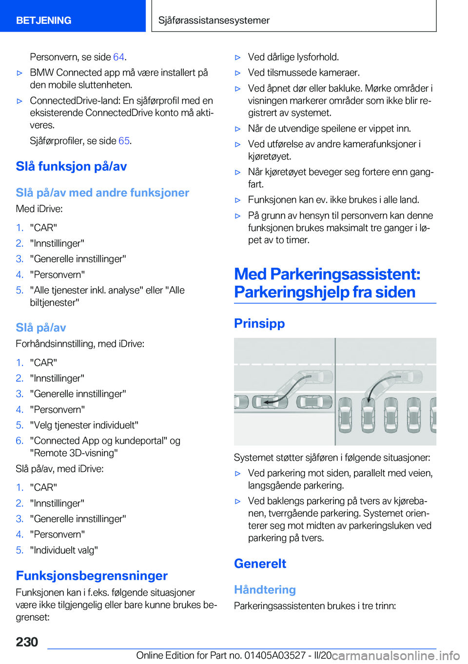 BMW X3 2020  InstruksjonsbØker (in Norwegian) �P�e�r�s�o�n�v�e�r�n�,��s�e��s�i�d�e��6�4�.'x�B�M�W��C�o�n�n�e�c�t�e�d��a�p�p��m�å��v�æ�r�e��i�n�s�t�a�l�l�e�r�t��p�å
�d�e�n��m�o�b�i�l�e��s�l�u�t�t�e�n�h�e�t�e�n�.'x�C�o�n�n�e�c