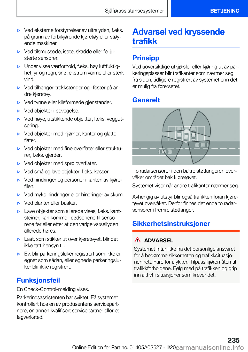 BMW X3 2020  InstruksjonsbØker (in Norwegian) 'x�V�e�d��e�k�s�t�e�r�n�e��f�o�r�s�t�y�r�r�e�l�s�e�r��a�v��u�l�t�r�a�l�y�d�e�n�,��f�.�e�k�s�.
�p�å��g�r�u�n�n��a�v��f�o�r�b�i�k�j�