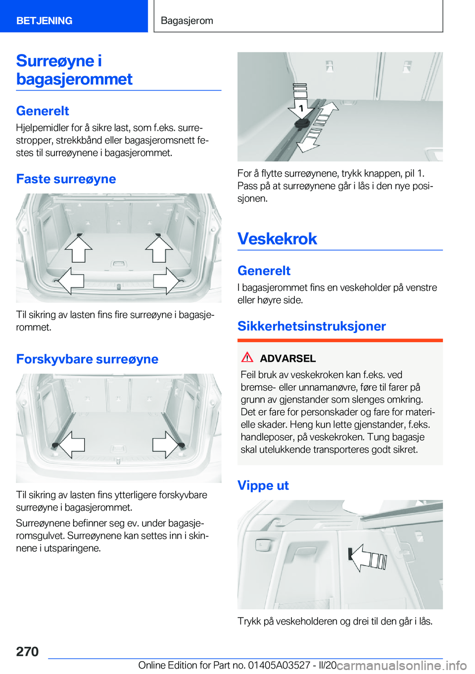 BMW X3 2020  InstruksjonsbØker (in Norwegian) �S�u�r�r�e�
