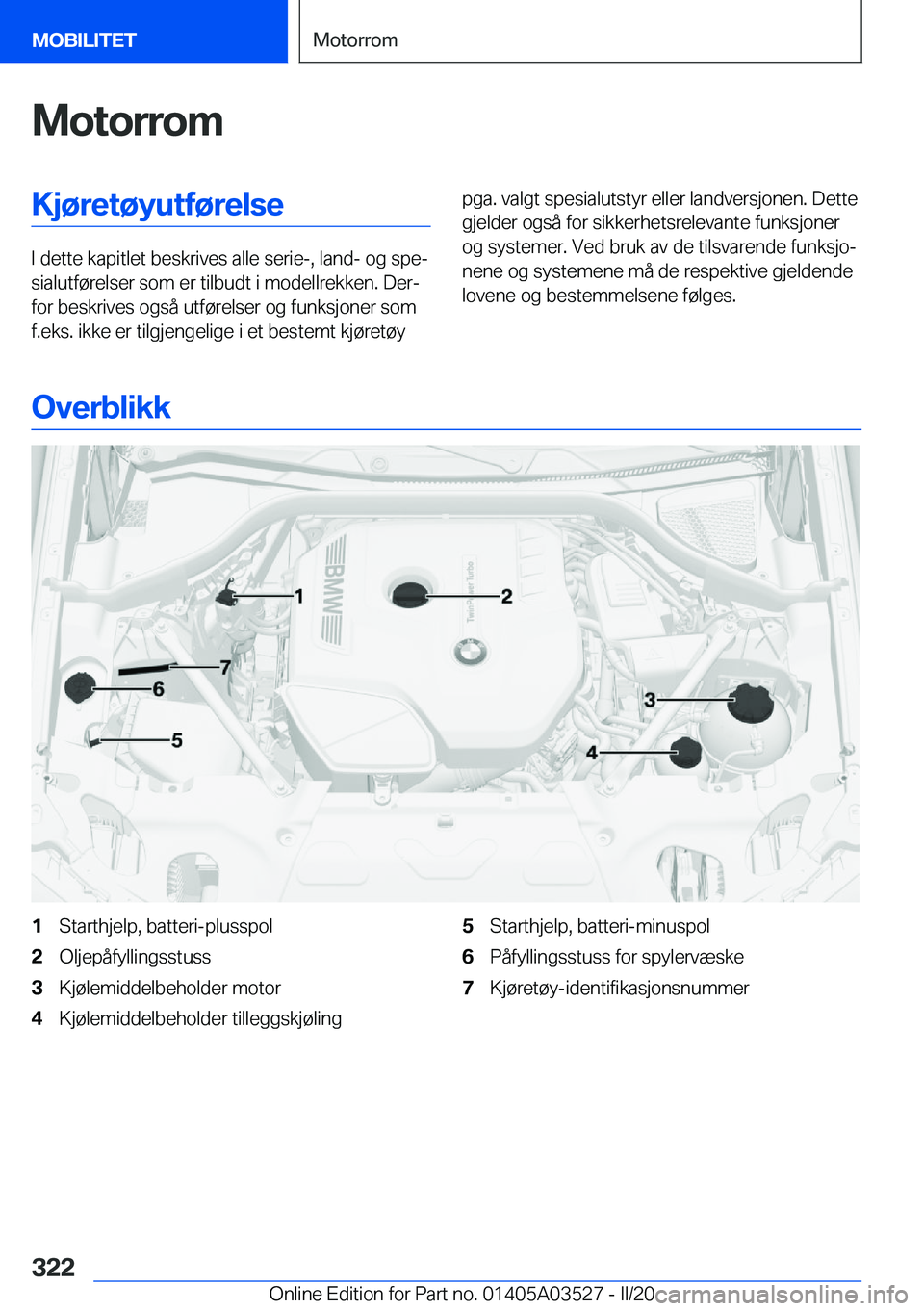 BMW X3 2020  InstruksjonsbØker (in Norwegian) �M�o�t�o�r�r�o�m�K�j�