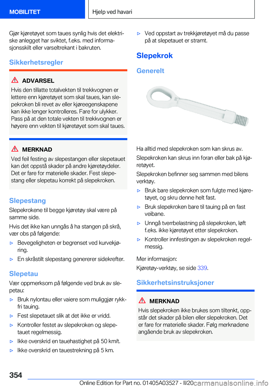 BMW X3 2020  InstruksjonsbØker (in Norwegian) �G�j�