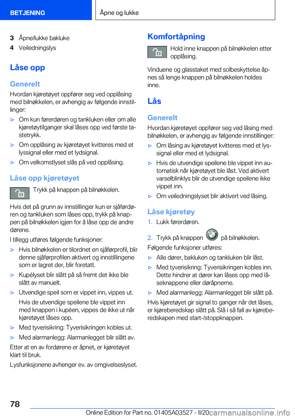 BMW X3 2020  InstruksjonsbØker (in Norwegian) �3�