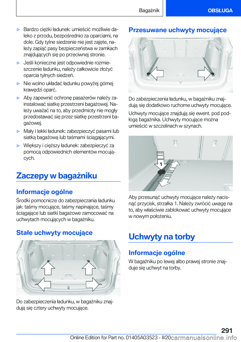BMW X3 2020  Instrukcja obsługi (in Polish) 'x�B�a�r�d�z�o��c�i�